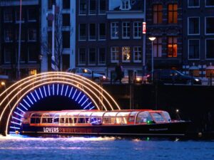 Grachtenfahrt Amsterdam Winter Light Festival